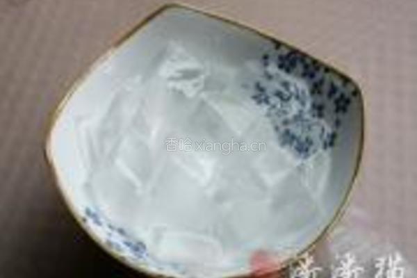红糖桂花冰粉的做法图解5