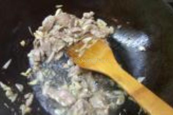 扁豆焖面的做法图解4