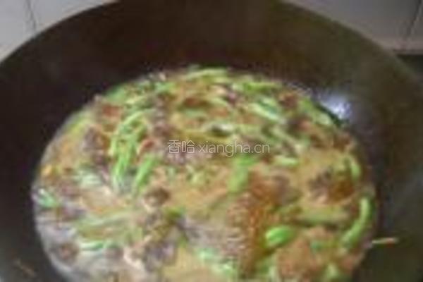 扁豆焖面的做法图解6
