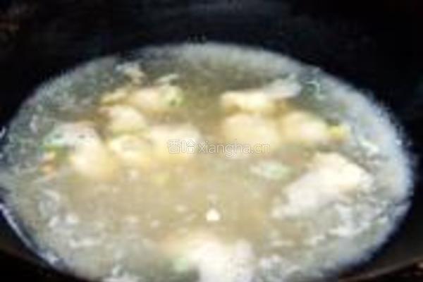 鱼丸粉丝白菜汤的做法图解4