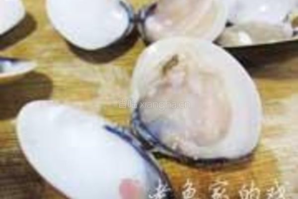 盐焗海蚌酿的做法图解1