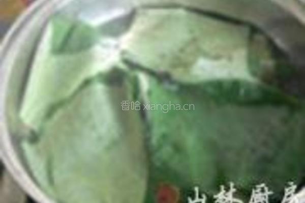 荷叶鸡肉粥的做法图解4