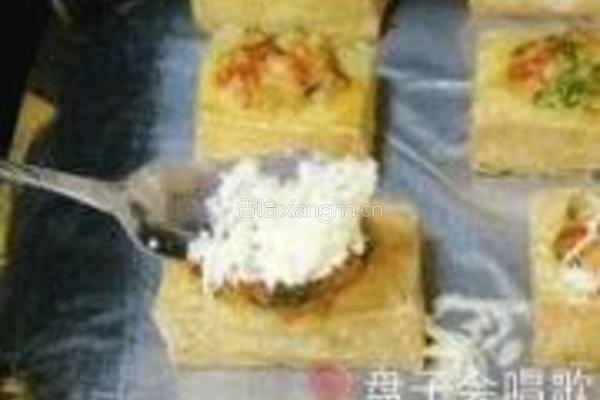 奶酪虾烤豆腐的做法图解9
