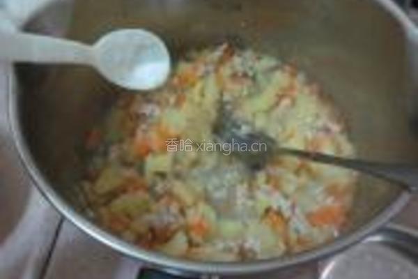 肉沫土豆茸的做法图解7
