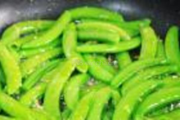 橄榄菜甜豆炒肉丝的做法图解7