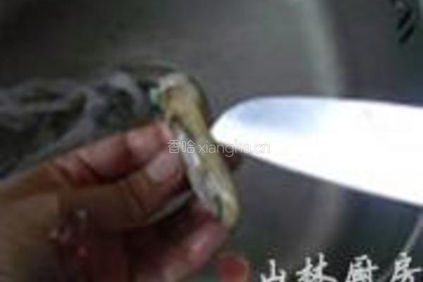 豆豉粉丝蒸蛏子的做法图解3
