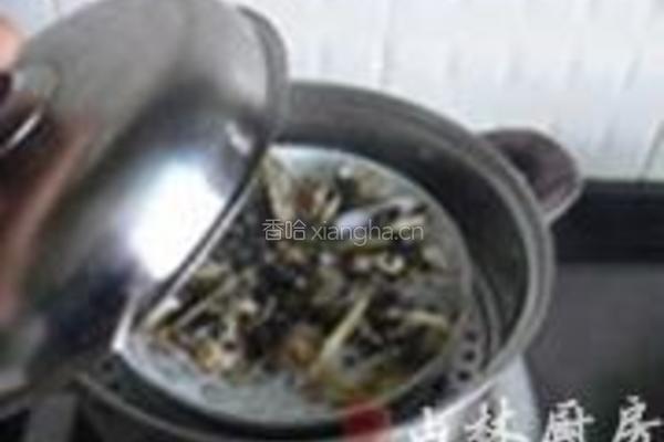 豆豉粉丝蒸蛏子的做法图解6