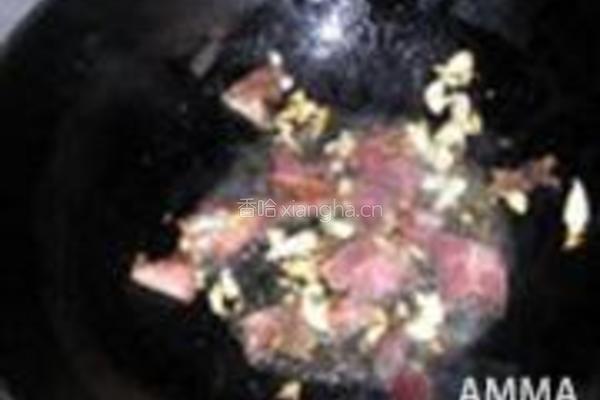 酱牛肉烧笋片的做法图解5