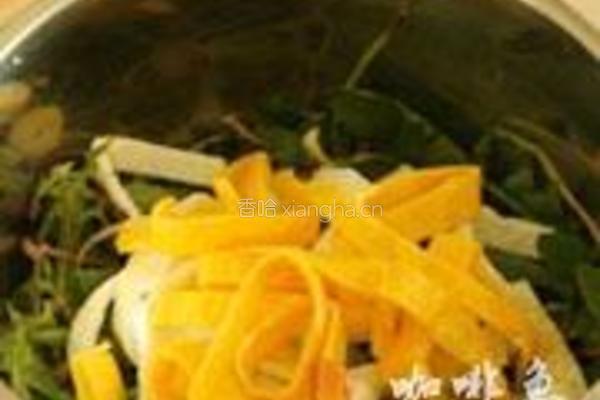 蛋丝蒲公英的做法图解5