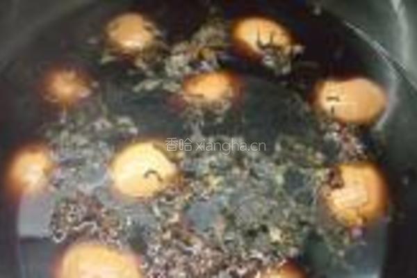 卤五香茶叶蛋的做法图解4