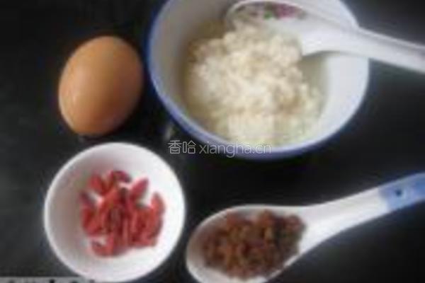 枸杞酒酿蛋花汤的做法图解1