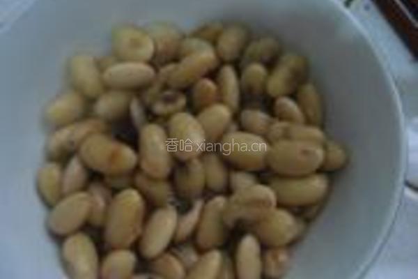 豇豆炒黄豆的做法图解2
