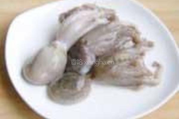 五花肉酱烧八爪鱼的做法图解2