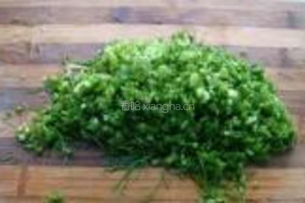 茴香鸡蛋饼的做法图解2