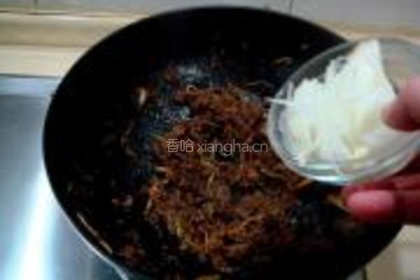 京味儿烤肉炒饭的做法图解4