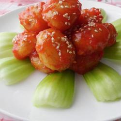 菠萝酱汁咕噜土豆球的做法[图]