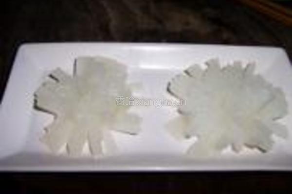 茄汁菊花萝卜的做法图解7