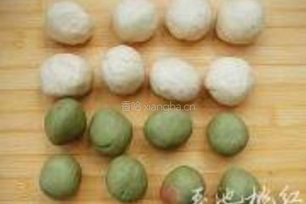 抹茶豆沙酥的做法图解2