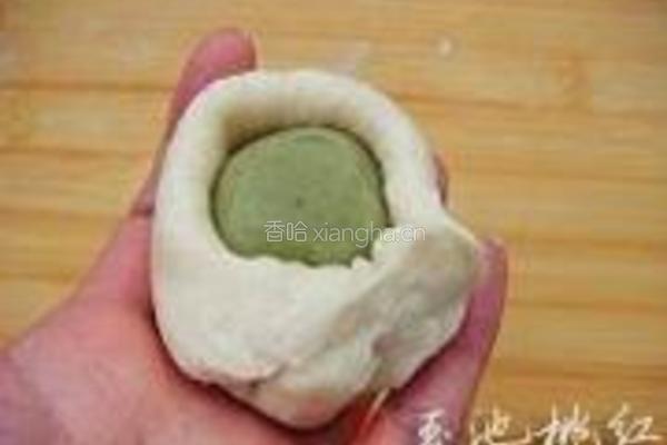 抹茶豆沙酥的做法图解3