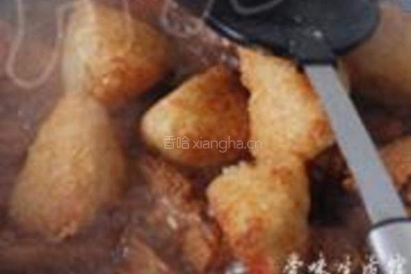 排骨烧粽子的做法图解6