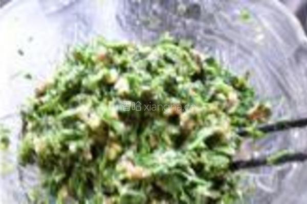 干炸荠菜丸子的做法图解7