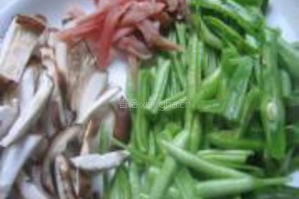 四季豆炒肉丝的做法图解2