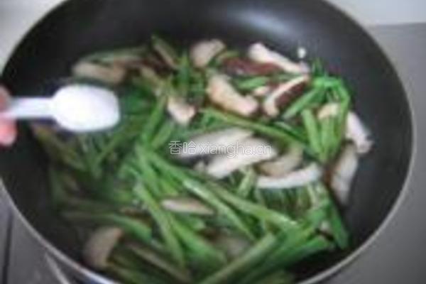 四季豆炒肉丝的做法图解8