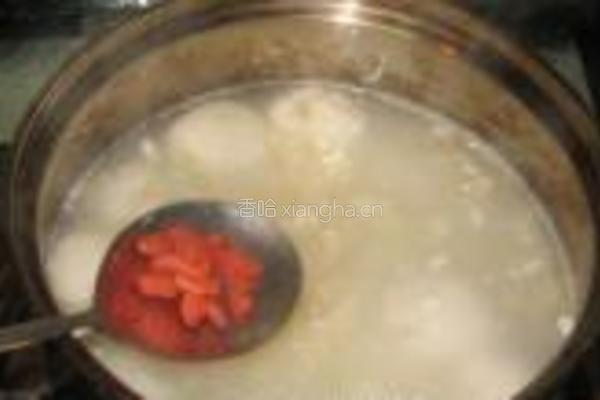 银耳酒酿汤圆的做法图解6