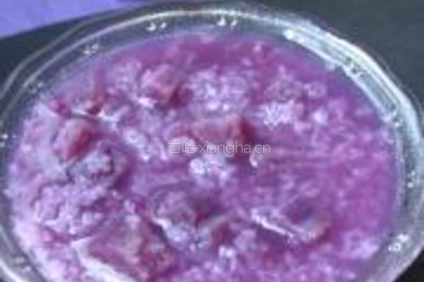 紫薯香米粥的做法图解6