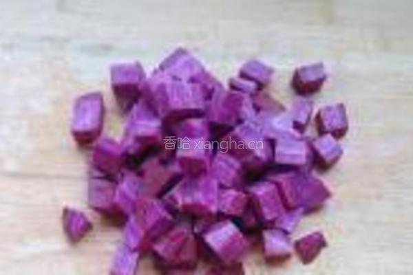 紫薯香米粥的做法图解3