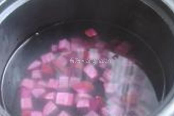 紫薯香米粥的做法图解4