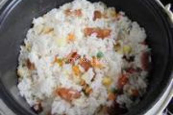 腊肠土豆焖饭的做法图解11