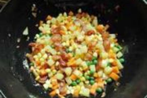 腊肠土豆焖饭的做法图解8