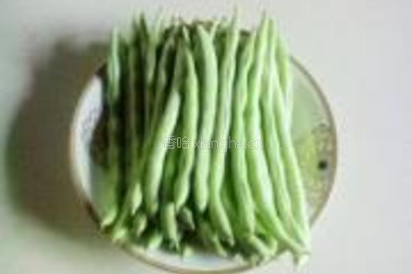 凉拌四季豆的做法图解1