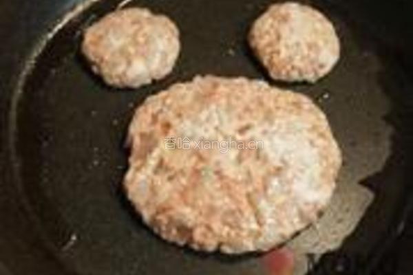 小熊汉堡肉饼的做法图解6