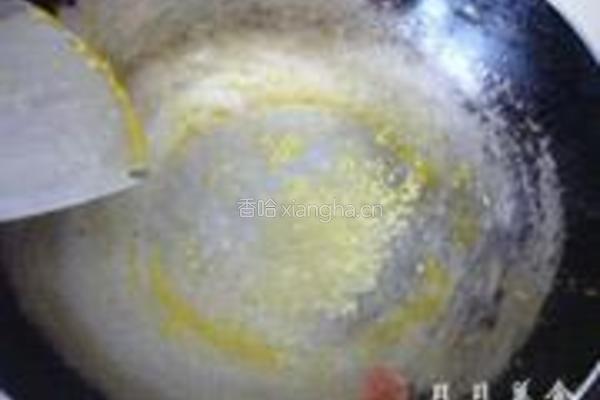 蟹肉炒鸡蛋的做法图解4