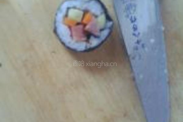 紫菜包饭的做法图解10