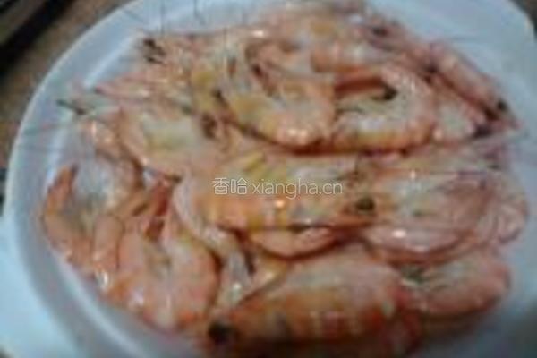 白灼基围虾的做法图解4