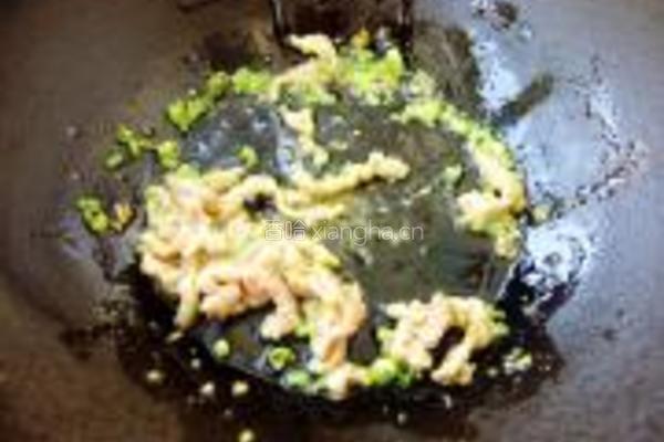 肉丝炒豇豆的做法图解4