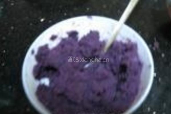 紫薯南瓜饼的做法图解2