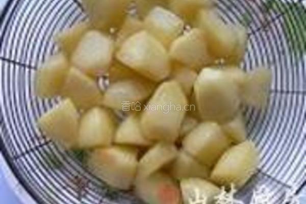 糖汁苹果的做法图解2