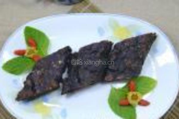 麦香粉蕉黑米卷的做法图解13
