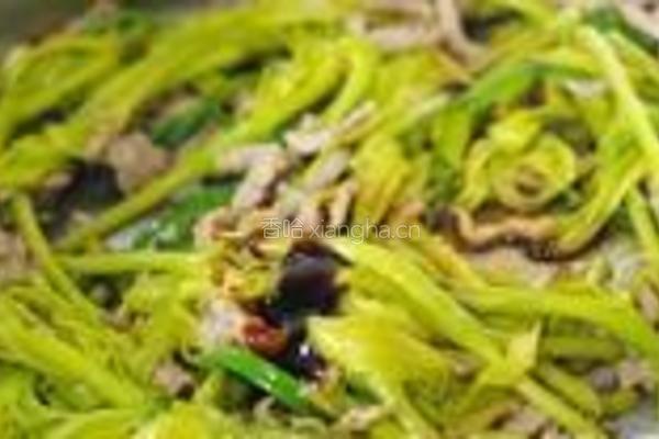 黄花菜炒肉丝的做法图解8