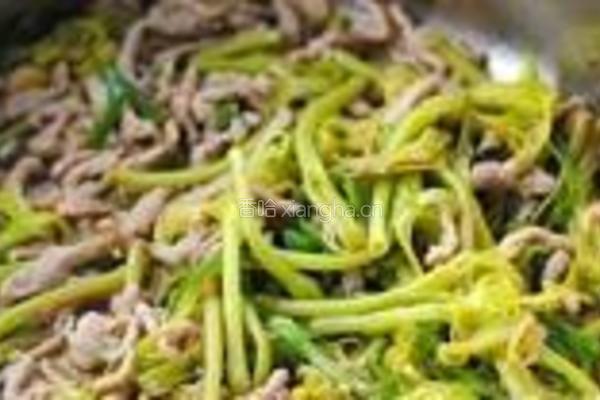 黄花菜炒肉丝的做法图解9