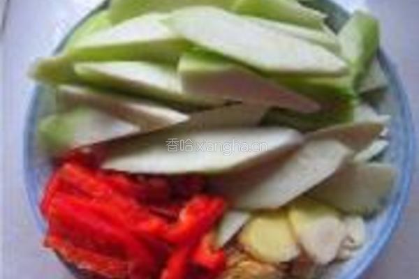 龙虾抱丝瓜的做法图解3