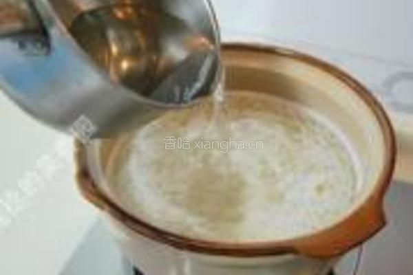 鸭肉山药粥的做法图解6
