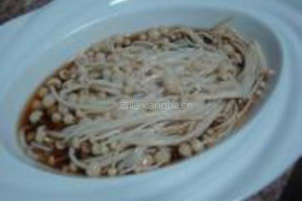 益智菜捞拌金针菇的做法图解6