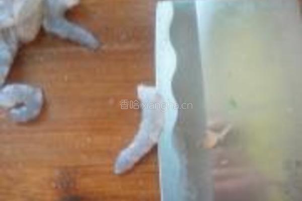 鲜蔬虾球炒年糕的做法图解3