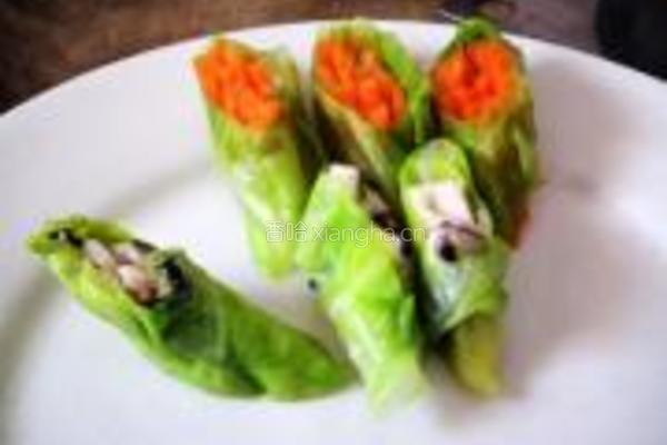 花色菜卷的做法图解12