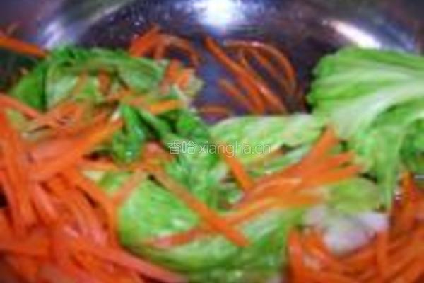 花色菜卷的做法图解8
